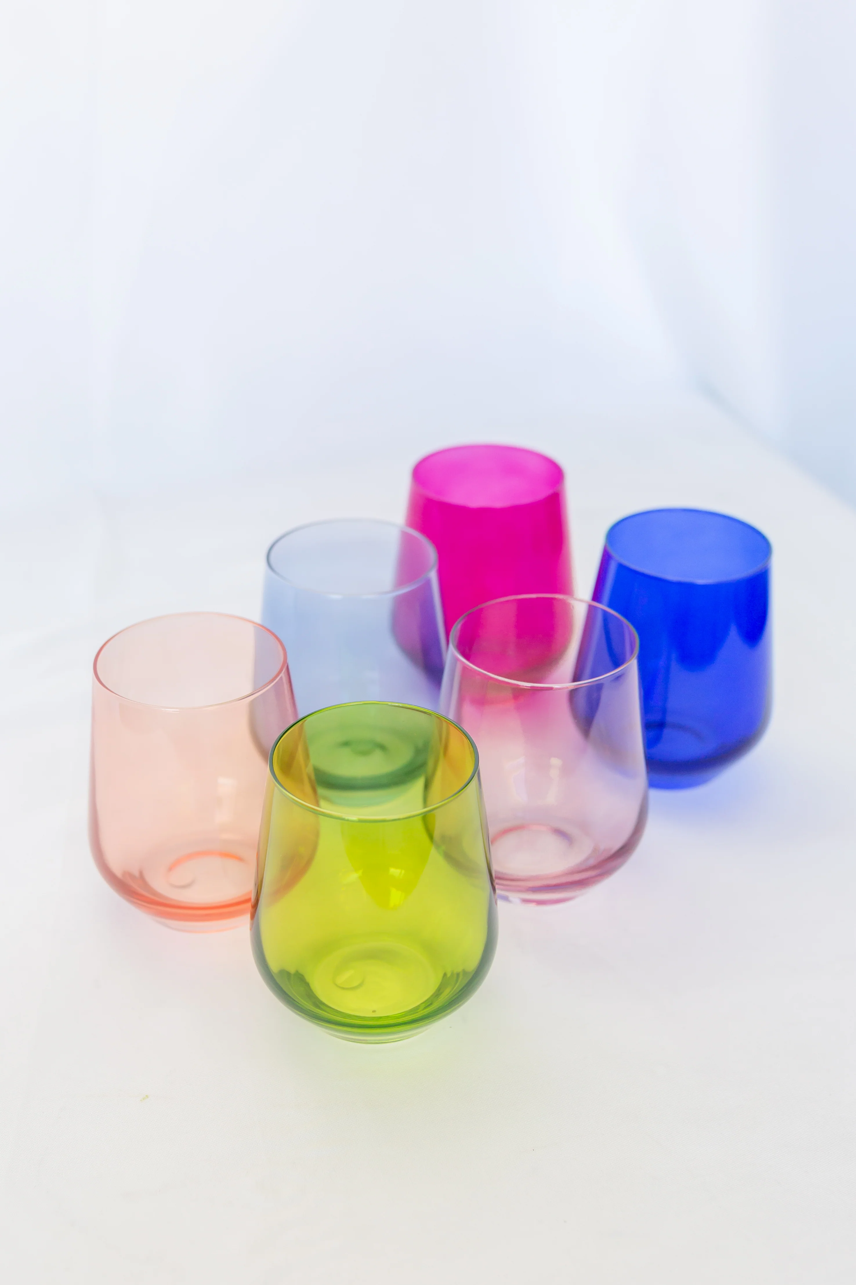 Stemless Wine Glasses — Set of 6