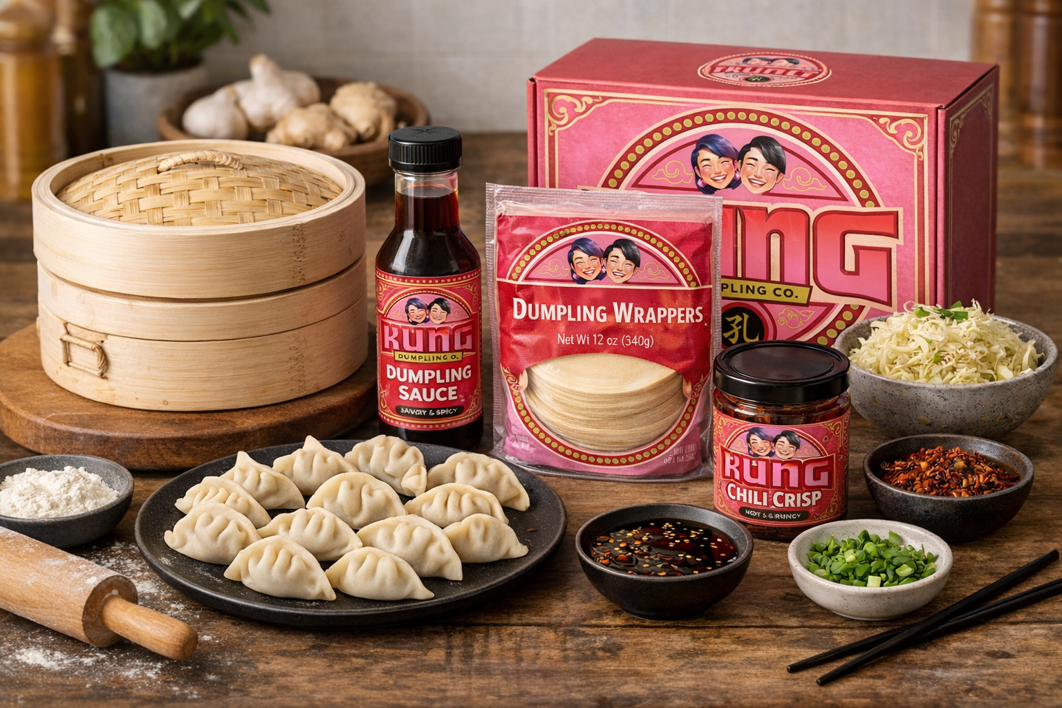 The Kung Dumpling Co. Dumpling Kit
